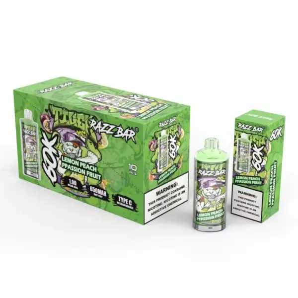 Razz Bar 60000 Puffs Disposable Vape 60K Crystal Design Rechargeable EU Free Shipping