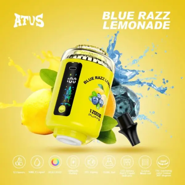 ATVS 120K Trekjes Shisha Wegwerp Vape 120000 Gratis Verzending China Magazijn