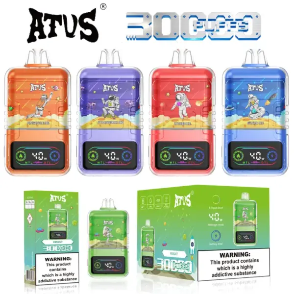 ATVS 30K Puffs 30000 Beste Wegwerp Vape Groothandel Gratis Verzending