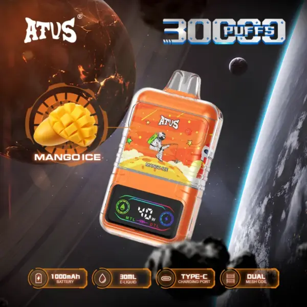 ATVS 30K Puffs 30000 Beste Wegwerp Vape Groothandel Gratis Verzending