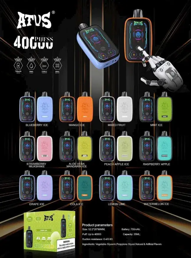 ATVS 40000 Puffs 40k Beste Wegwerp Vape Groothandel Gratis Verzending