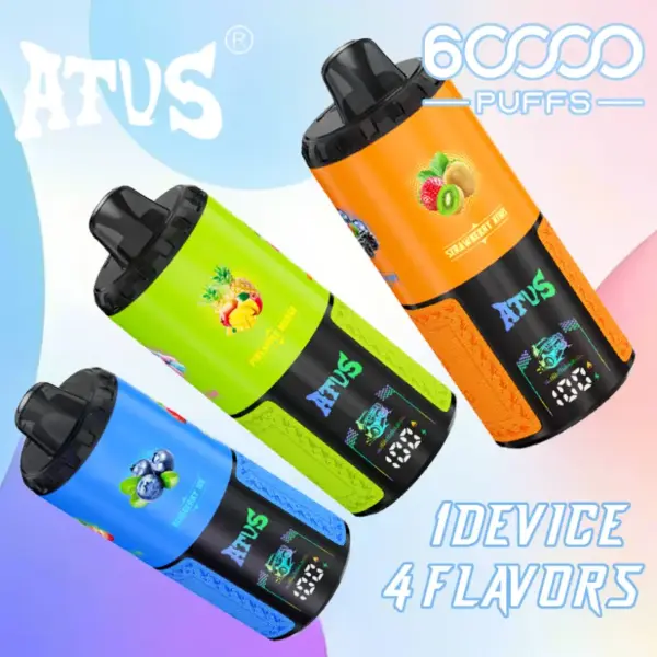 ATVS 60000 Puffs 60k 4 in 1 Beste Wegwerp Vape Groothandel Gratis Verzending