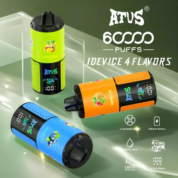 ATVS 60000 Puffs 60k 4 in 1 Beste Wegwerp Vape Groothandel Gratis Verzending