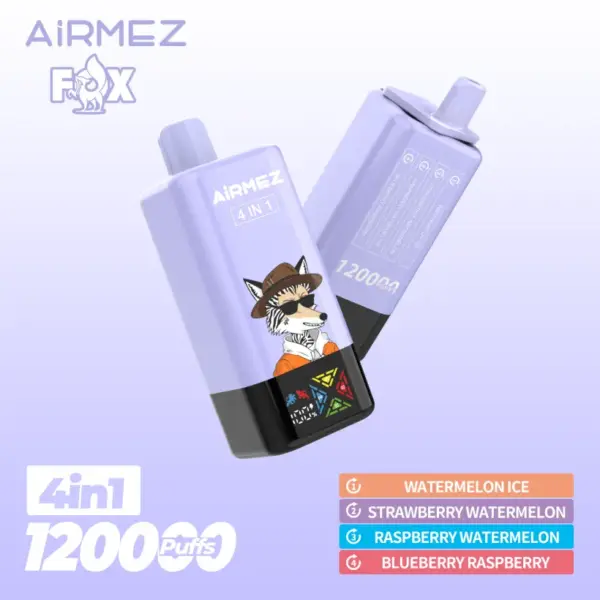 Airmez 120000 Puffs Wegwerp Vape 4-in-1 Gratis Verzending EU Magazijn