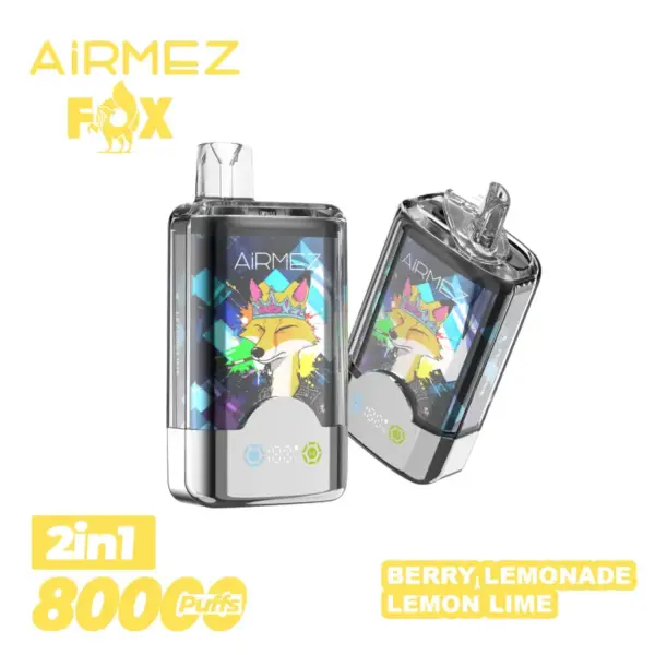 Airmez 80000 Puffs Wegwerp Vape 2-in-1 Gratis Verzending EU Magazijn