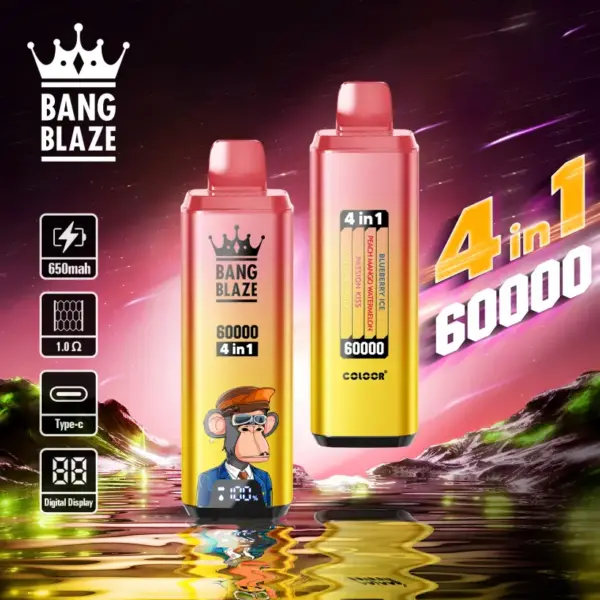 Bang Blaze 60K Puffs 60000 Wegwerp Vape 4 In 1 Gratis Verzending EU Magazijn
