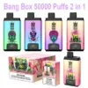 Bang Box 50 000 Trekjes 2 In 1 Wegwerp Vape Met Dubbele Smaken Gratis Verzending