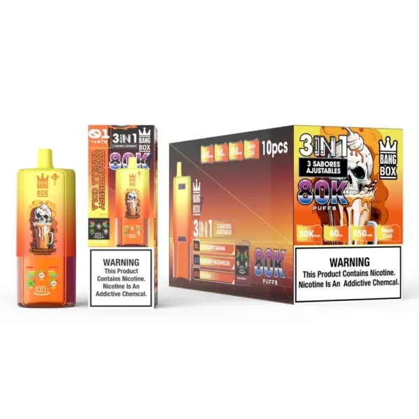 Bang Box 80k Puffs 3 In 1 Triple Disposable Vape Wholesale 80000 Free Shipping