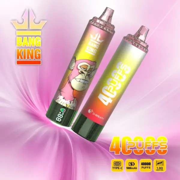 Bang King 40000 Trekjes Goedkope Wegwerp Vape Groothandel Gratis Verzending