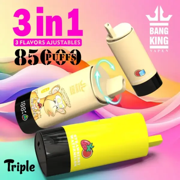 Bang King 85k Puffs 3-in-1 Beste Wegwerp Vape Fabriek Gratis Verzending EU Magazijn