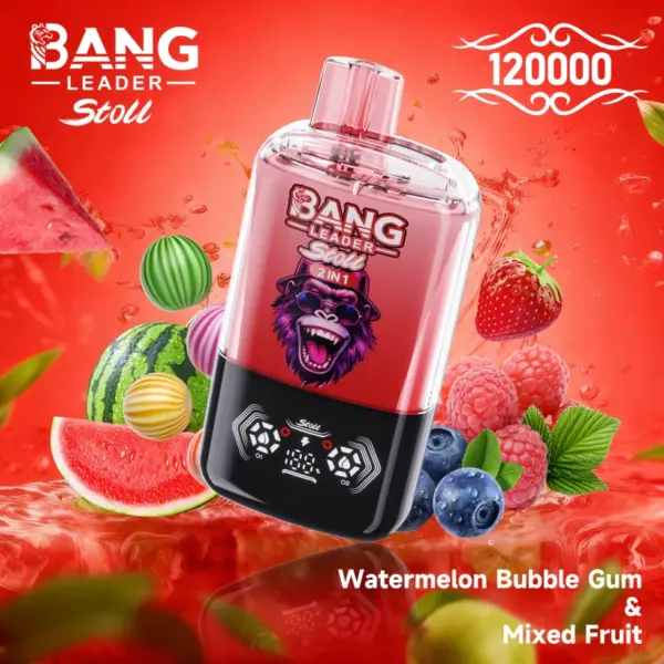 Bang Leader Stoll 120k Puffs Wegwerp Vape 2 in 1 Dubbele Smaken Gratis Verzending