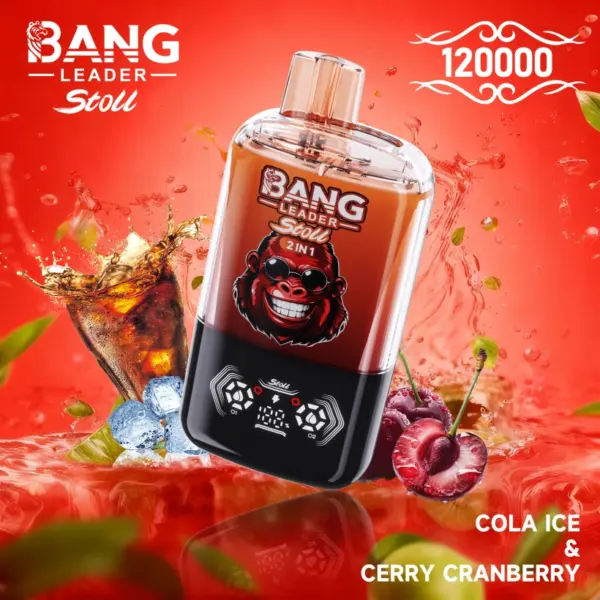 Bang Leader Stoll 120k Puffs Wegwerp Vape 2 in 1 Dubbele Smaken Gratis Verzending