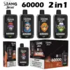 Bang Stoll 60k Puffs 2-in-1 Oplaadbare Wegwerp Vape 60000 Gratis Verzending