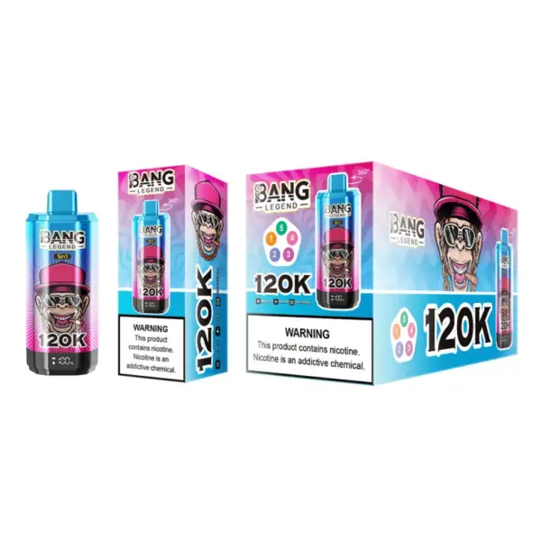 EU Puff 120000 Bang Legend 120k 5 in 1 Langst Meegaande Wegwerp Vape Gratis Verzending