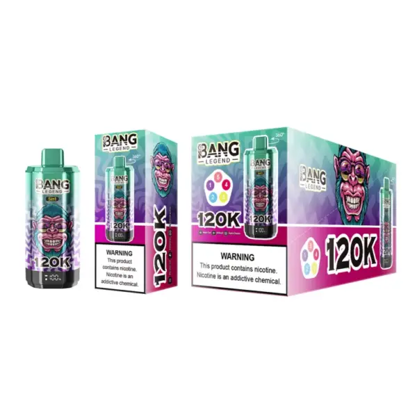 EU Puff 120000 Bang Legend 120k 5 in 1 Langst Meegaande Wegwerp Vape Gratis Verzending