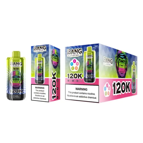 EU Puff 120000 Bang Legend 120k 5 in 1 Langst Meegaande Wegwerp Vape Gratis Verzending