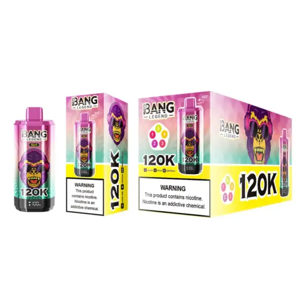 EU Puff 120000 Bang Legend 120k 5 in 1 Langst Meegaande Wegwerp Vape Gratis Verzending
