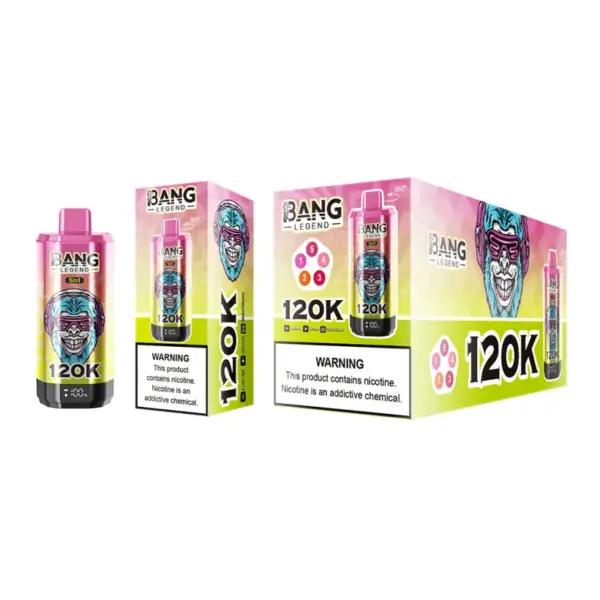 EU Puff 120000 Bang Legend 120k 5 in 1 Langst Meegaande Wegwerp Vape Gratis Verzending