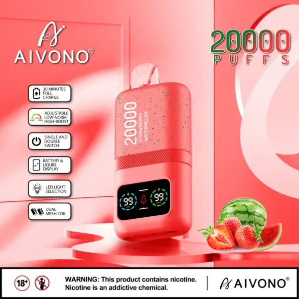 EU Puff 20K Aivono 20000 Puffs Wegwerp Vape Groothandel Met Gratis Verzending