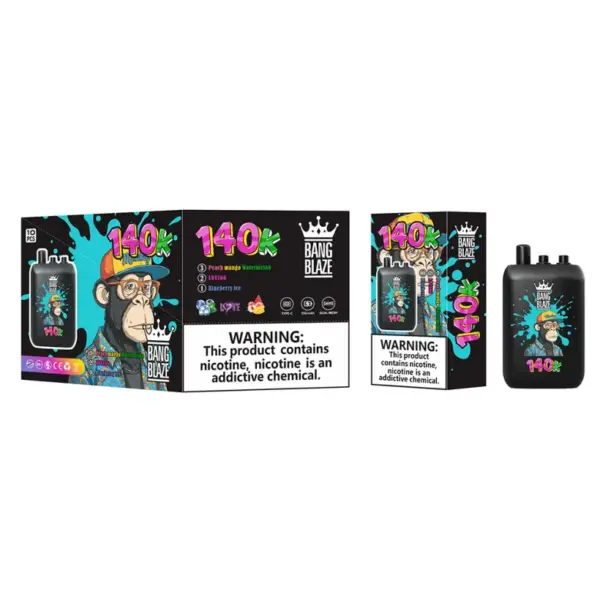 EU Vape Bang Blaze 140k Puffs 3 in 1 Oplaadbare Wegwerp Vape 140.000 puffs Gratis Verzending