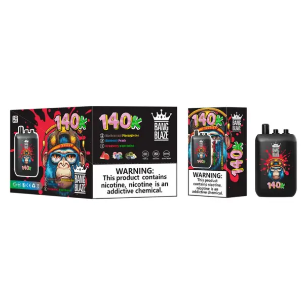 EU Vape Bang Blaze 140k Puffs 3 in 1 Oplaadbare Wegwerp Vape 140.000 puffs Gratis Verzending