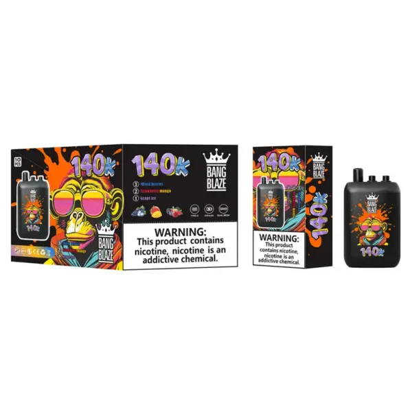 EU Vape Bang Blaze 140k Puffs 3 in 1 Oplaadbare Wegwerp Vape 140.000 puffs Gratis Verzending