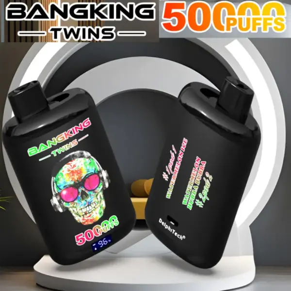 EU Vape Bang King 50000 Trekjes Twins 50k 2 in 1 Wegwerp E Sigaret Levering 3 tot 7 Werkdagen