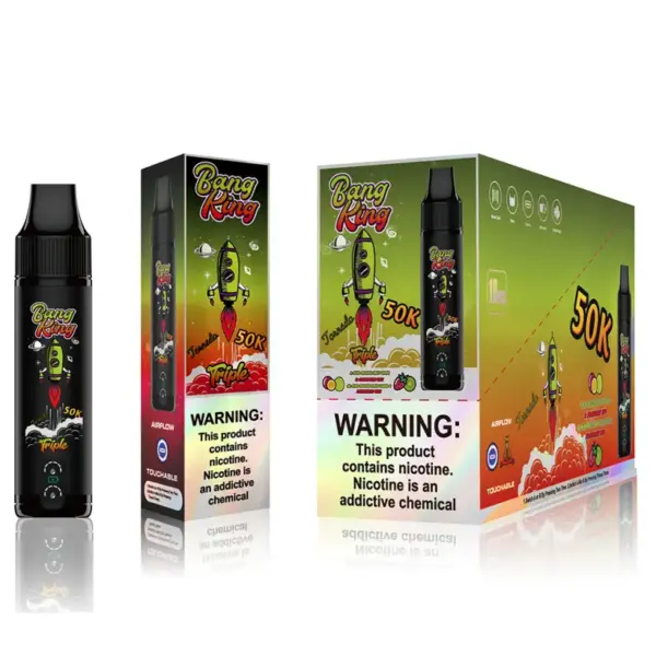 EU Vape Bang King 50k Puffs Drievoudige Smaken 3 in 1 Beste Wegwerp E-Sigaret Gratis Verzending