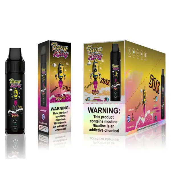 EU Vape Bang King 50k Puffs Drievoudige Smaken 3 in 1 Beste Wegwerp E-Sigaret Gratis Verzending