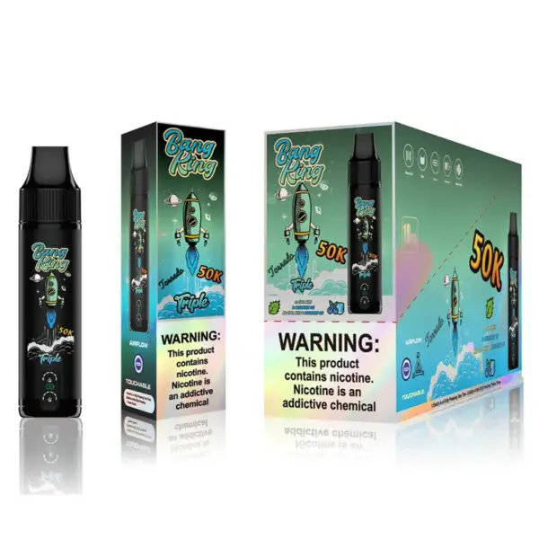 EU Vape Bang King 50k Puffs Drievoudige Smaken 3 in 1 Beste Wegwerp E-Sigaret Gratis Verzending