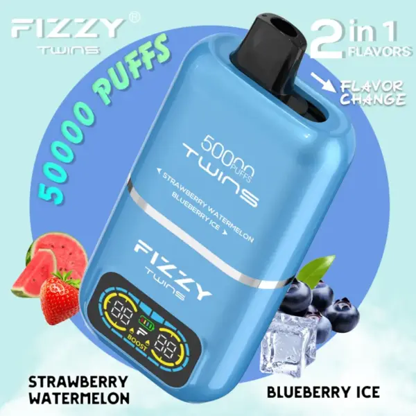 EU Vape Fizzy 50k Trekjes 50000 Twins 2 in 1 Beste Wegwerp E Sigaret Gratis Verzending