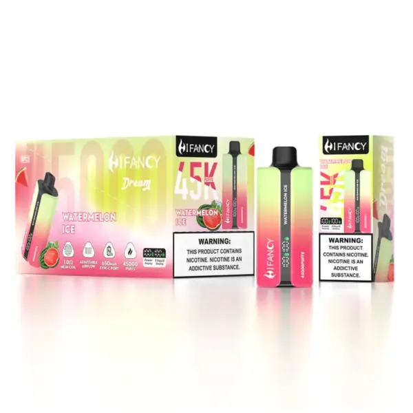 EU Vape Hifancy 45000 Puffs 45K Wegwerp Vape Gratis Verzending Groothandel 10 Smaken