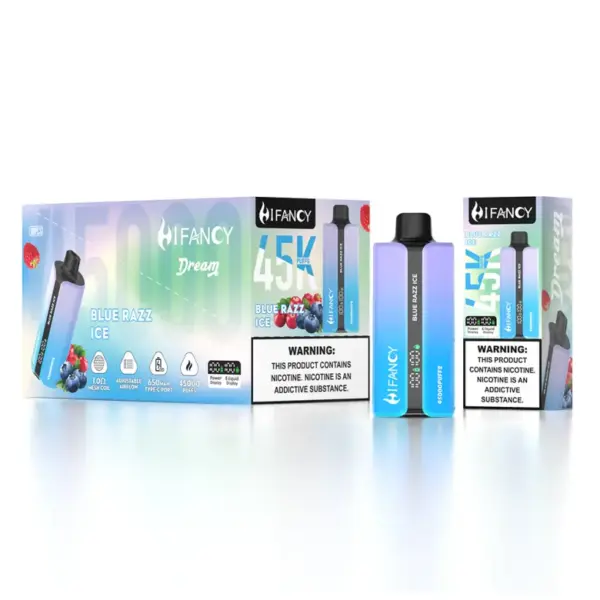 EU Vape Hifancy 45000 Puffs 45K Wegwerp Vape Gratis Verzending Groothandel 10 Smaken