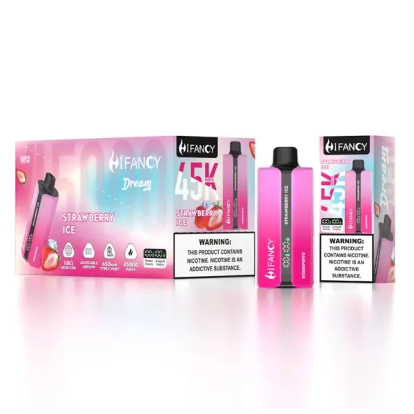 EU Vape Hifancy 45000 Puffs 45K Wegwerp Vape Gratis Verzending Groothandel 10 Smaken