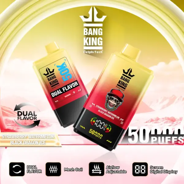 EU Magazijn Bang King 50000 Puffs 2-in-1 Wegwerp Vape Bezorging 3-7 Werkdagen