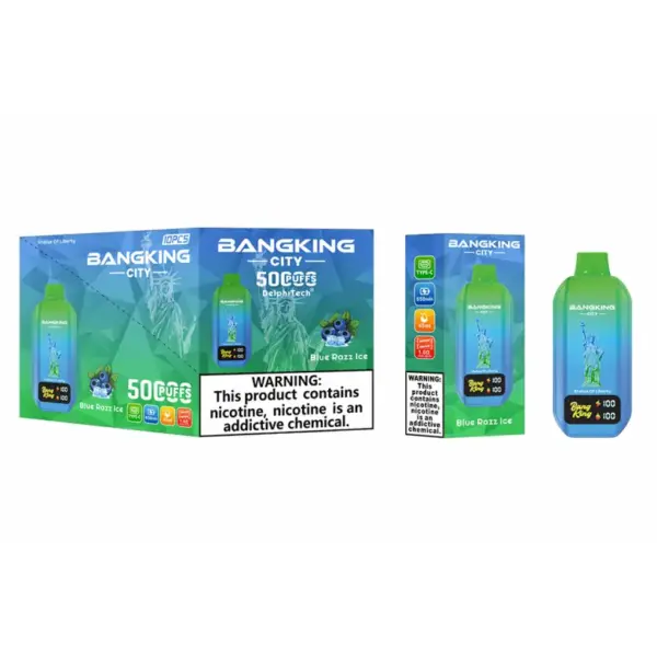 EU Magazijn Bang King 50k Puffs City Wegwerp Vape 50000 Gratis Verzending 3–7 Werkdagen