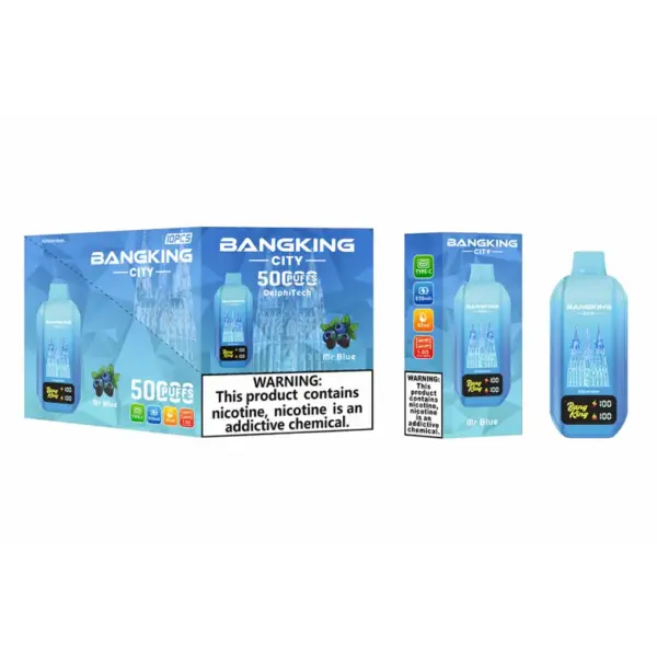 EU Magazijn Bang King 50k Puffs City Wegwerp Vape 50000 Gratis Verzending 3–7 Werkdagen