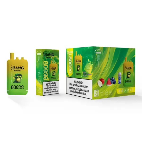 EU Warehouse Bang Leader 80k Trekjes 80000 Drie Smaken 3-in-1 Wegwerp Vape Winkel