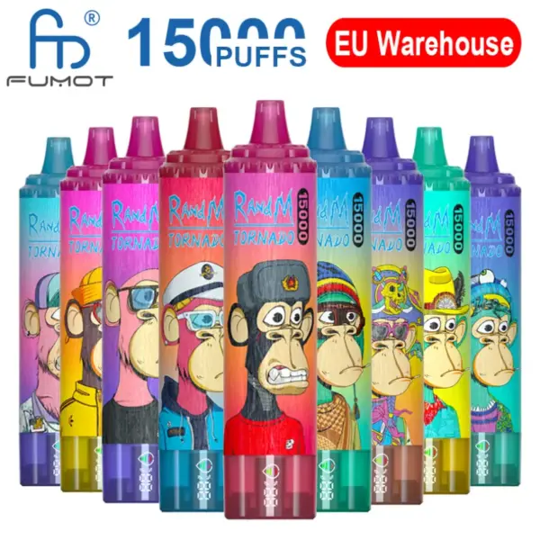Fumot 15000 Trekjes 15k Randm Wegwerp Vape Groothandel Gratis Verzending EU Magazijn