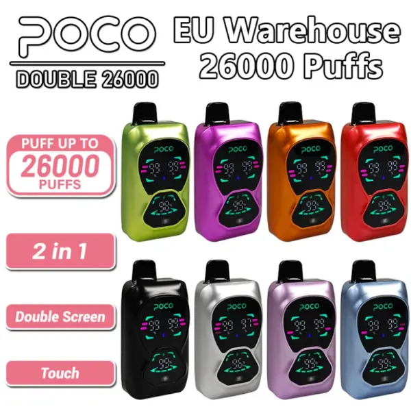POCO DB 26000 Puffs Wegwerp Vape 26K Puffs Gratis Verzending EU Magazijn
