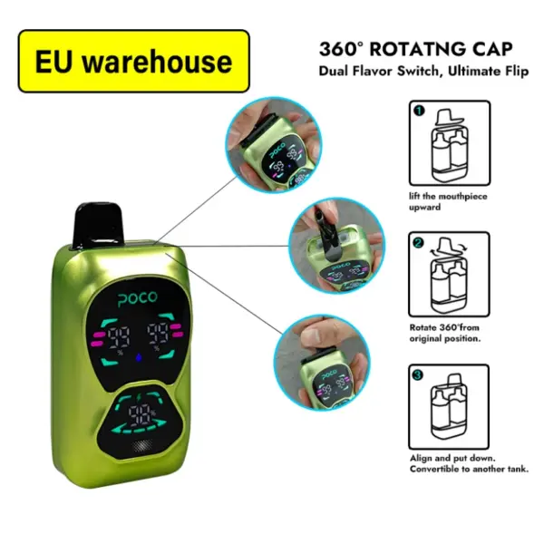 POCO DB 26000 Puffs Wegwerp Vape 26K Puffs Gratis Verzending EU Magazijn