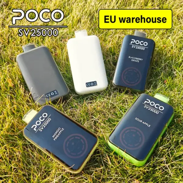 POCO SV 25000 Puffs Wegwerp Vape Groothandel Gratis Verzending EU Magazijn
