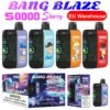 Puff EU Bang Blaze 50000 Puffs 50K Starry Wegwerp Vape Gratis Verzending