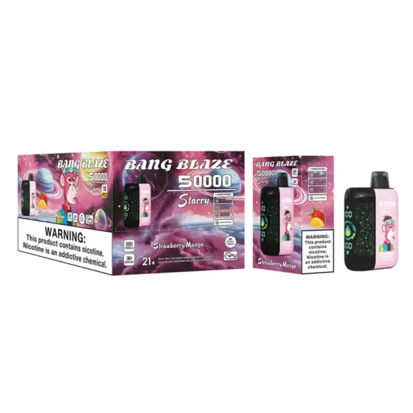 Puff EU Bang Blaze 50000 Puffs 50K Starry Wegwerp Vape Gratis Verzending