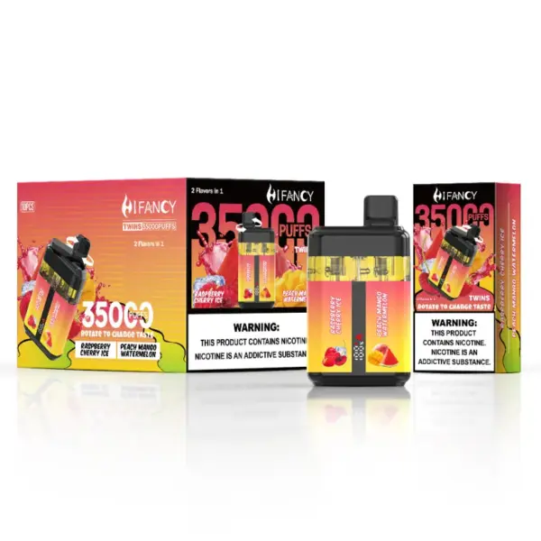 Puff EU Hifancy Twins 35000 Puffs 35K Wegwerp Vape Groothandel Gratis Verzending 3–7 Werkdagen