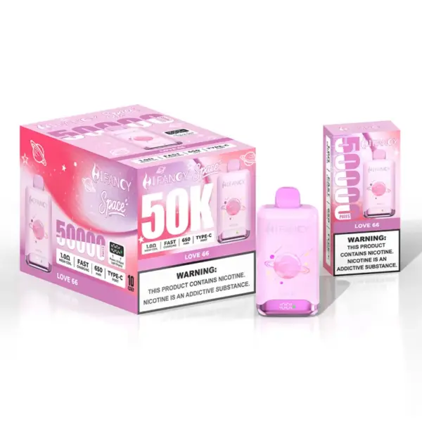 Puff EU Vape Hifancy 50.000 Puffs 50K Wegwerp Vape Groothandel 3-7 Werkdagen Levering