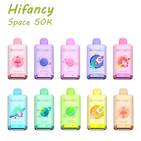 Puff EU Vape Hifancy 50.000 Puffs 50K Wegwerp Vape Groothandel 3-7 Werkdagen Levering