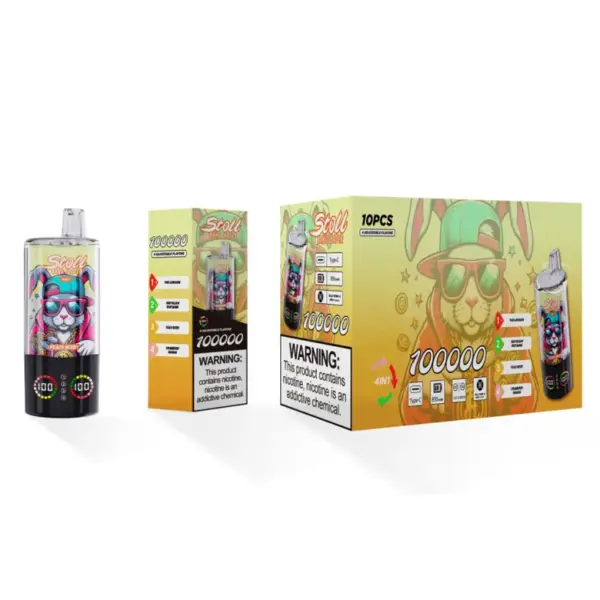 Bang Leader 100k Trekjes Stoll 100000 4 In 1 Wegwerp Vape Gratis Verzending