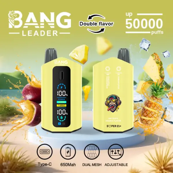 Bang Leader 50k Trekjes 2 In 1 Dubbele Smaken Beste Wegwerp Vape 50000 Gratis Verzending