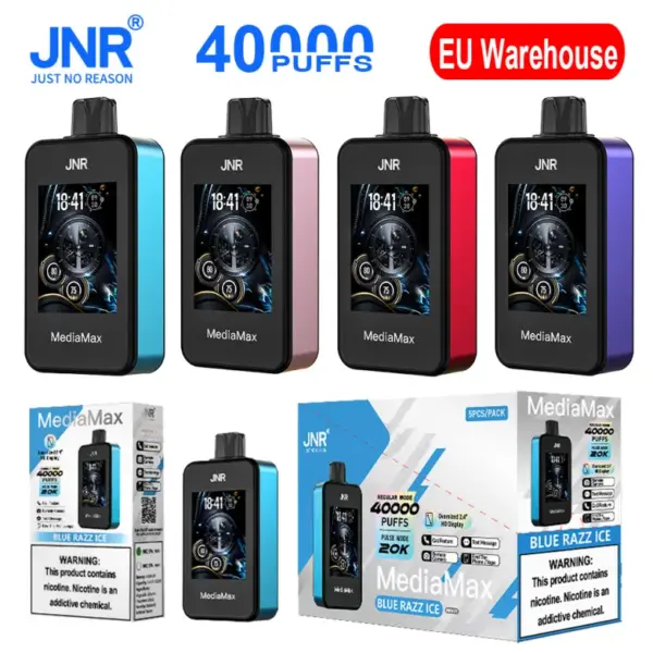 EU Vape JNR 40k Trekjes 40000 Media Max Wegwerp Vape Gratis Verzending